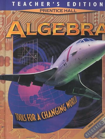 Algebra: Tools for a Changing World Teacher's E... 0138386730 Book Cover