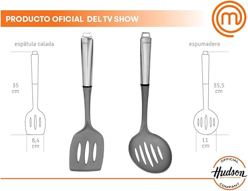 Miniatura 6 de HUDSON - Juego de utensilios de silicona de 5 piezas con base para colgar
