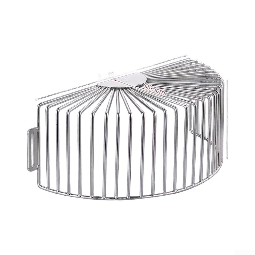 DystopiaWorld Outdoor Drain Cover Stainless Steel Slotted Grille for Balcony Wall Side - Heavy Duty Leaf Guard Filter Screen Rustproof Mesh 200x100mm(XL)