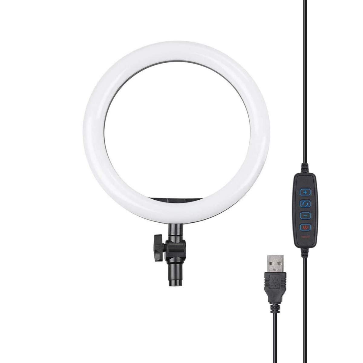 Ring Light 18" inch Ring Light with Stand | 2 Color Modes Dimmable Lighting | for YouTube Photo/Video Shoot Makeup & More | Compatible with iPhone/Android Phone & Camera, Black-image-4