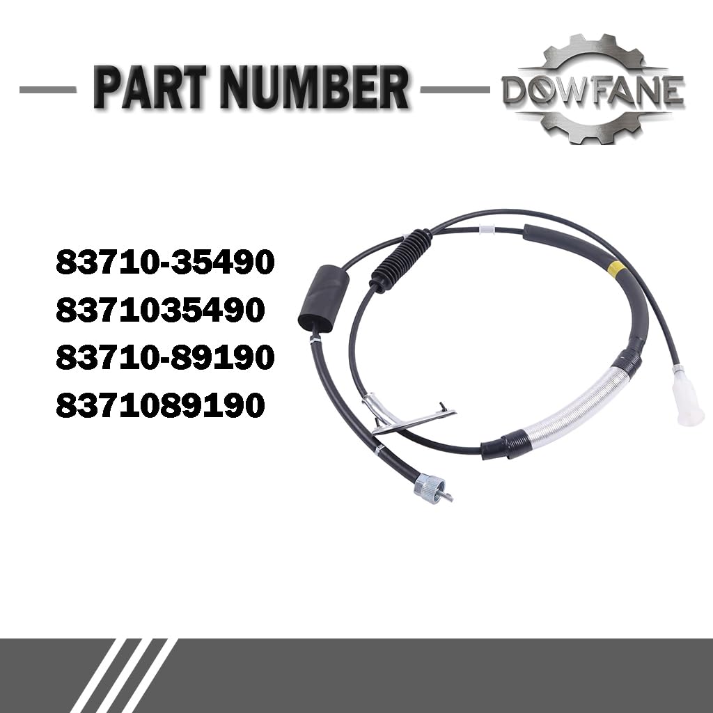 Speedometer Drive Cable Assembly 83710-35490 83710-89190 Compatible with Toyota 4Runner Pickup SR5 DLX 1994-1995 1989-1992