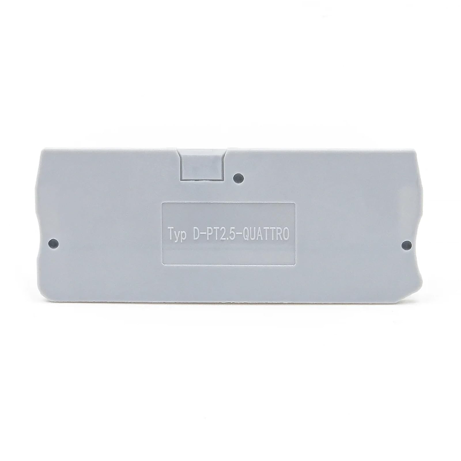 100pcs Bulk Pack PT2.5-Quattro Terminating Bracket Compact 5.2mm M3 Screw Fixing Electrical Insulation Barrier