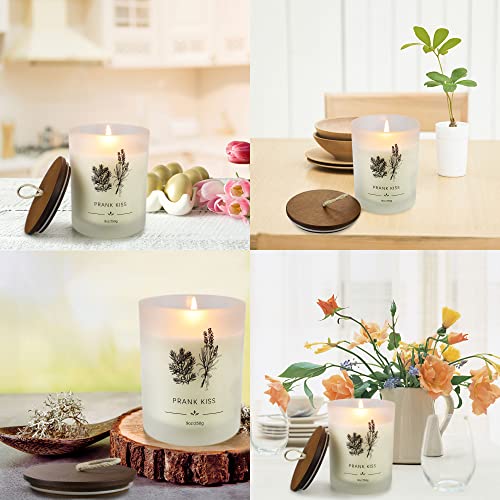 4 Pack Lavender Candles For Home Scented, Candles Gifts Set For Women, Soy Wax 200 Hour Long Lasting Jar Candles Gift For Birthday Mom Christmas Thanksgiving Day Present #TOP5