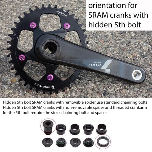 Amazon | ウルフトゥース(Wolf Tooth) 110 BCD Gravel CX Road