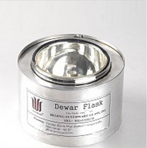 Fiole Dewar cylindrique Gowe Synthware 100ml flasque laboratoire forme basse 150ml