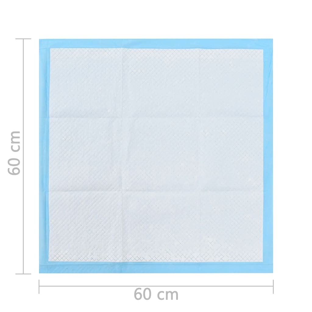 vidaXL 400x Empapadores para Mascota Textil no Tejido Animales de Compañía Casa Hogar Adiestramiento Educación Gasas Orines Micción 60x60 cm