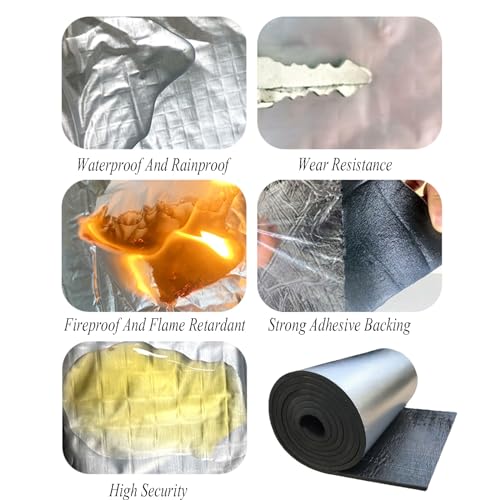 Rouleau isolant autocollant en aluminium imperméable pour protéger la maison de l'humidité - 7