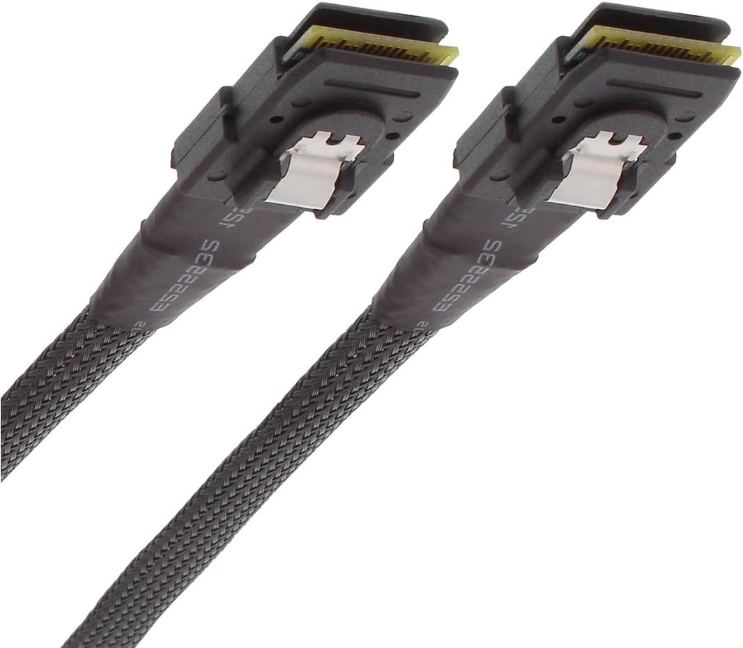 CHENYANG 60cm Internal Mini SAS 36pin SFF to 8087 to Mini SAS 36pin SFF to 8087 Server Raid Data Cable Hard Disk
