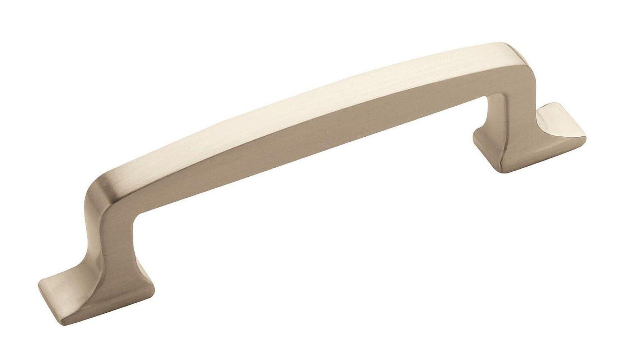 Amerock | Cabinet Pull | Satin Nickel | 3-3/4 inch (96 mm) Center to Center | Westerly | 1 Pack | Drawer Pull | Drawer Handle | Cabinet Hardware