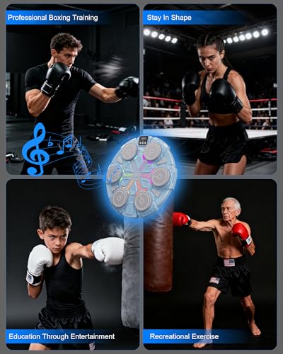 image for Aucoza Music Boxing Machine, Smart Music Punching Machine with Rhythm 