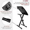 Best Piano Benches: Top 5 Piano Bench Reviews and Buyer’s Guide 24 5 CORE Keyboard Bench 2 Inch Padded Cushioned Piano Stool Height Adjustable Guitar Seat Folding Portable Musician Chair w Nonslip Rubber Feet Black - KBB 02 BLK #3