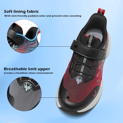 Image of VITUOFLY Boys Girls Sneakers Kids Mesh Lightweight Running Tennis Shoes