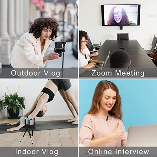 Colorlizard Lavalier Mikrofon Wireless Bluetooth- Clip-on Streaming Mic für iPhone Android iPad, Ansteckmikrofon für… - Image 3