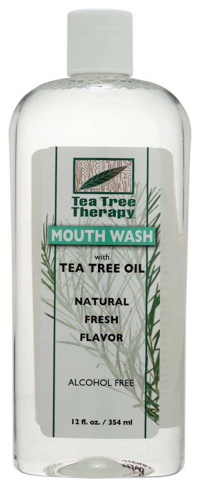 Tea Tree Therapy Alcohol Free Mouthwash, Natural Fresh, 12 Oz