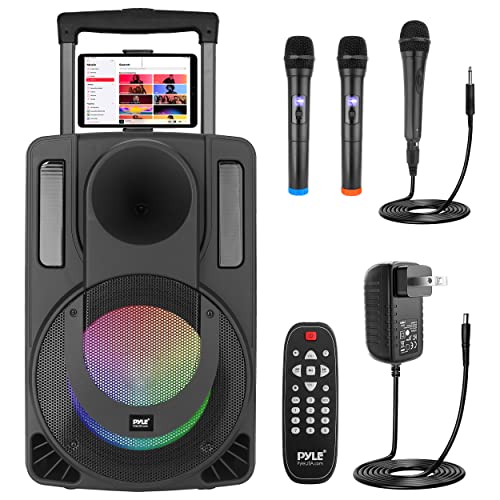 PyleUsa 8’’ Portable PA Speaker System - Wireless BT Streaming