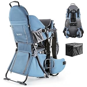 besrey Baby Backpack Carrier for Hiking Toddler Backpack Carrier Child Carrier Blue