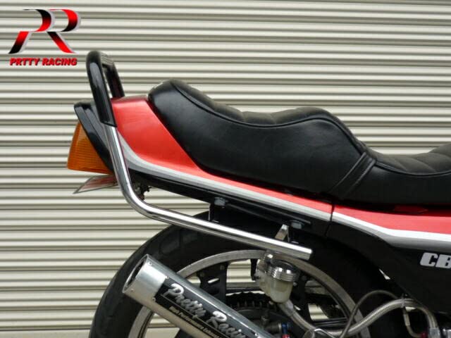 Amazon | CBX400F メッキ 極太 ゴム巻き タンデムバー | グラブバー