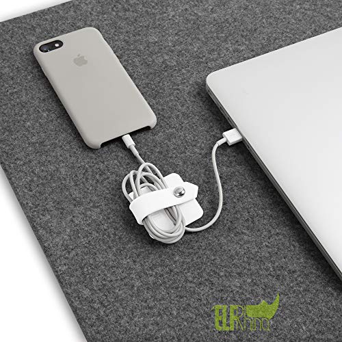 Image of Silicone Earphone Organizer Earphone Wrap Winder Headphone Cord Organizer Wrap Winder Manager /Cable Winder 3 Pieces