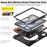 Gerutek Case for iPad Air 7th/6th/Air 5th /Air 4th Generation/iPad Pro 11, Shockproof Rugged iPad Air 7/Air 6 Gen Case with 360 Rotating Stand, Hand/Shoulder Strap,Pen Holder for iPad Air 6, Black - Image 3