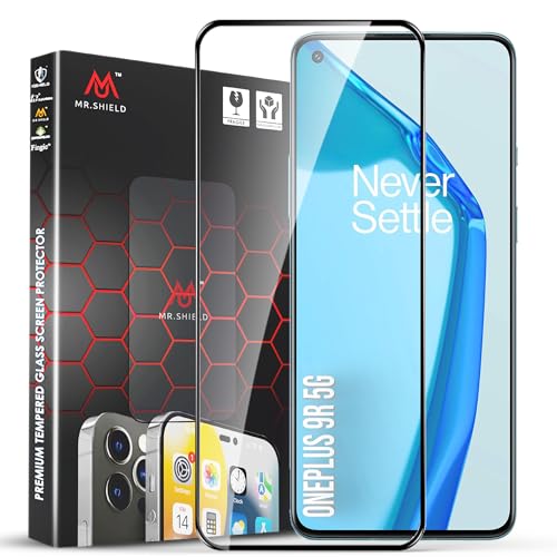 Image of Mr.Shield Top-Notch HD+ Tempered Glass Screen Protector Guard for OnePlus 9R, Case Friendly [1 Pack]