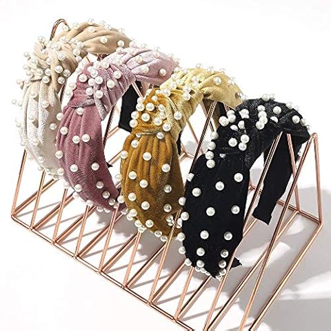 Diademas YANHAO anudadas de terciopelo para mujer, 6 piezas Cover