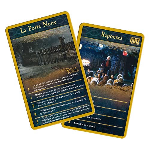 Quizz Le Seigneur des anneaux 500 Questions Format Voyage Version française Winning Moves - vue 10
