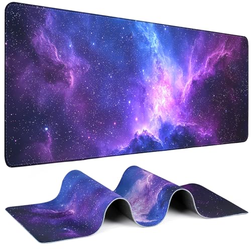 Mouse Pad Gaming - Desk Mat for Keyboard and Mouse - Galaxy Space Large Mouse Pad for Desk, Mousepad...