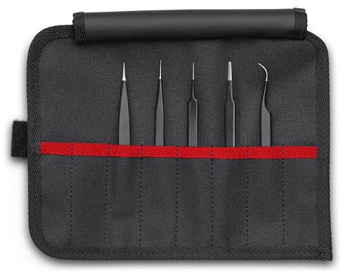 KNIPEX Universalpinzetten-Set ESD 5-teilig, 92 00 01 ESD