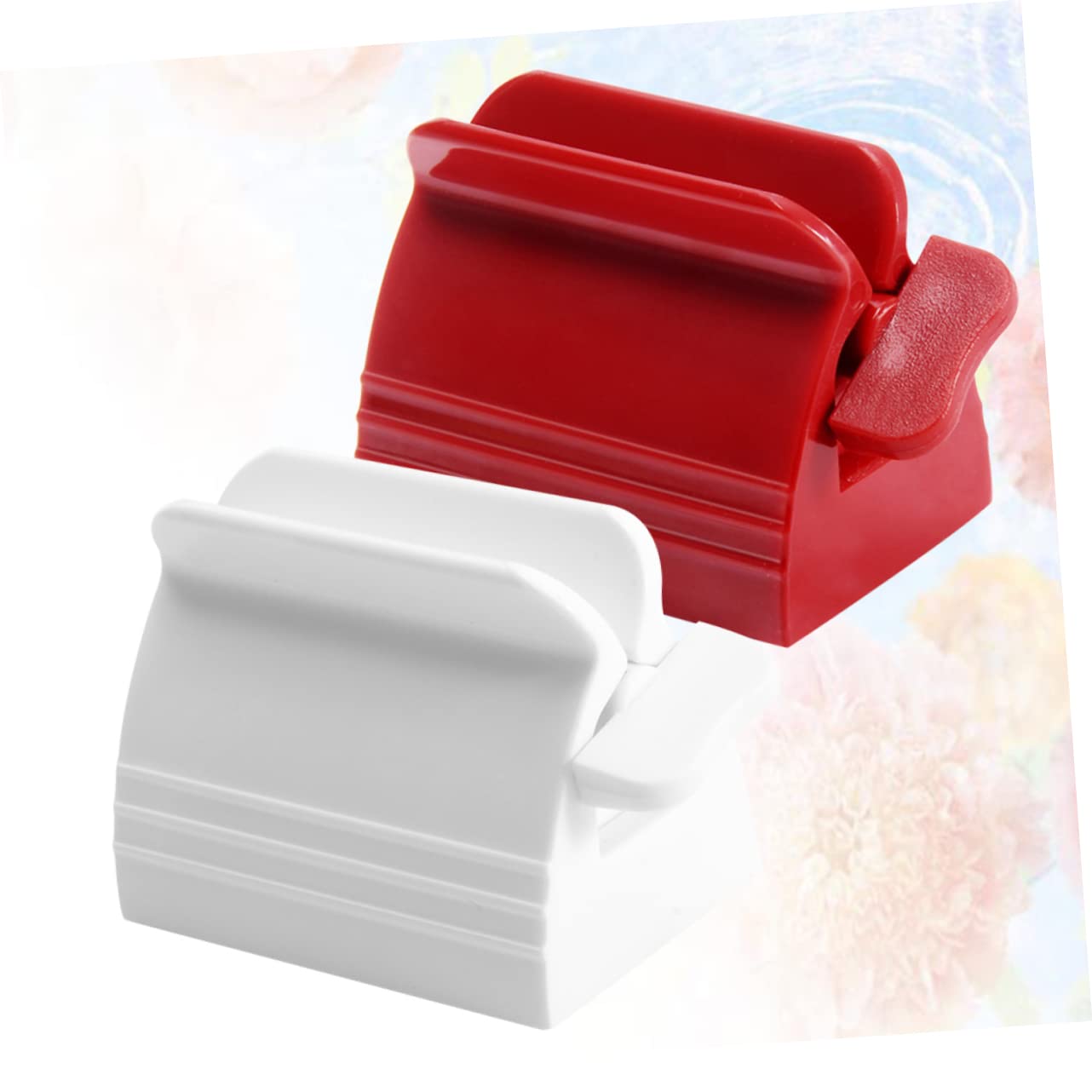 FOMIYES 4 Pcs Tube Squeezer Toothpaste Roller Squeezer Manual Juicer Toothpaste Winder Toothpaste Squeezer Toothbrush Dispenser Toothpaste Tube Roller Toothpaste Dispenser Hand Juicer