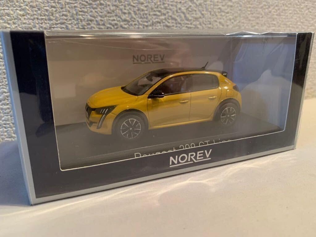 Amazon | ケース1/43 Peugeot 208 / プジョー 208 GT Line イエロー