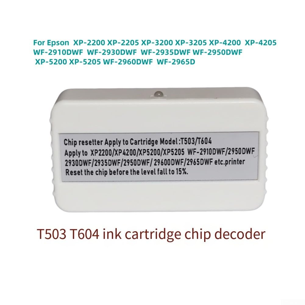 T604 Tintenpatrone Chip Resetter 604XL Chip Resetter passend für XP-2200 XP-2205 XP-3200 Tintenpatronen