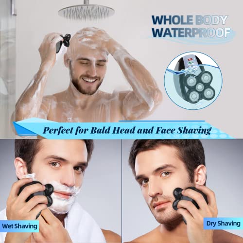 Head Shaver For Bald Men, Electric Bald Head Shavers For Men Wet Dry,Electric Razor Grooming Kit Rechargeable Cordless Man Razors For Shaving #TOP4