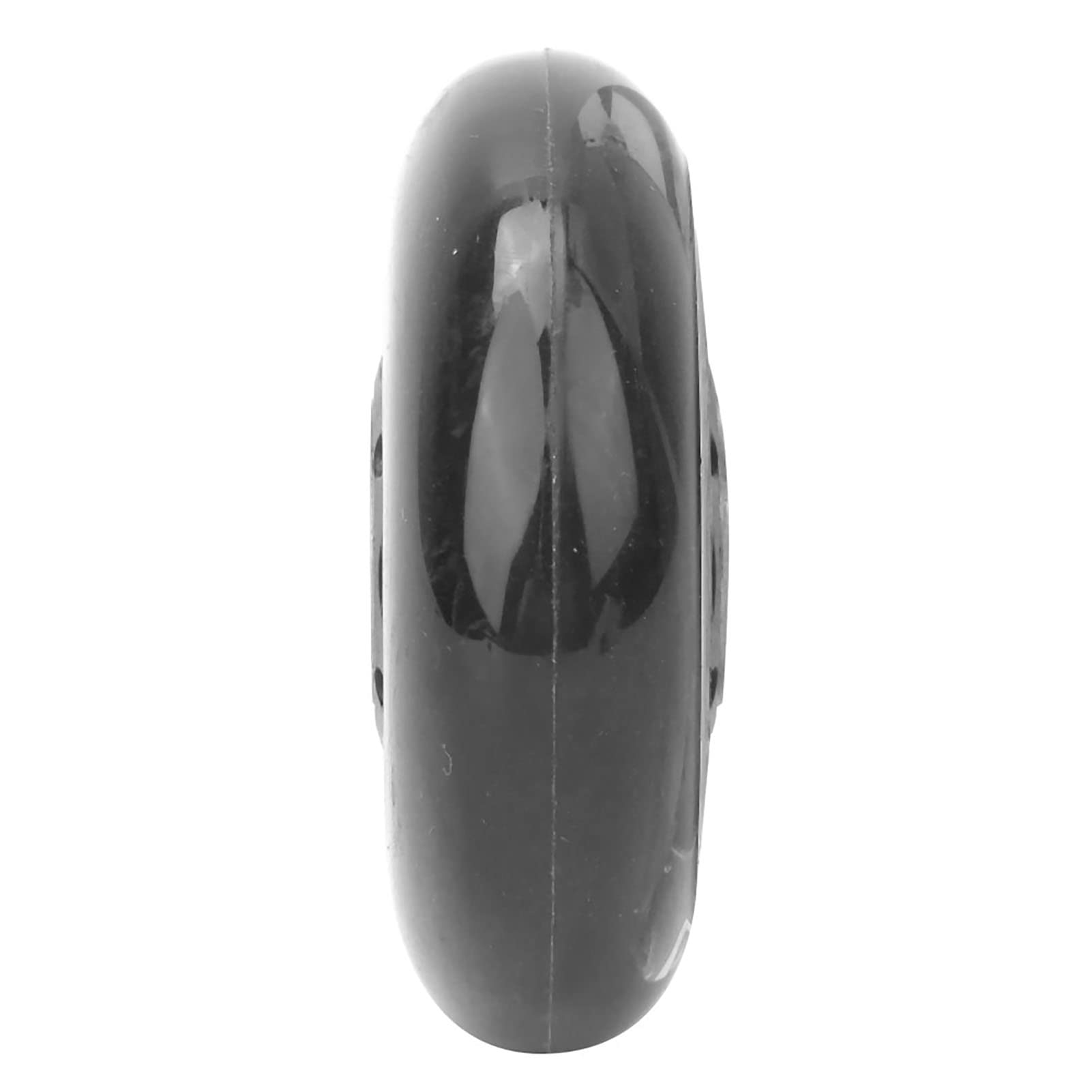 3in Casters Wheel Black Transparent Silent PU with 608ZZ Bearing Skates Luggage Cart, Multifunctional Accessory For Home Use