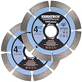 KEENTECH Segmented Diamond Saw Blade 4-1/2 inch, for Smooth...