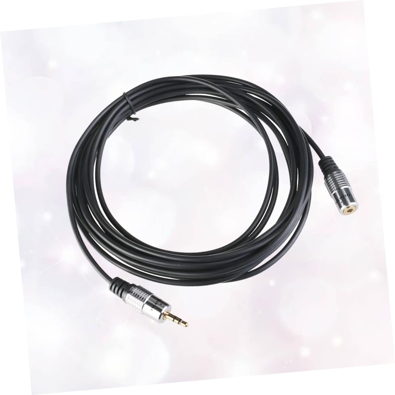 Mikikit 6pezzi Cavo Audio Stereo Maschio Femmina Alluminio Estensione Cuffie Compatibile Con Smartphone e Dispositivi Audio Confezione Da Metri