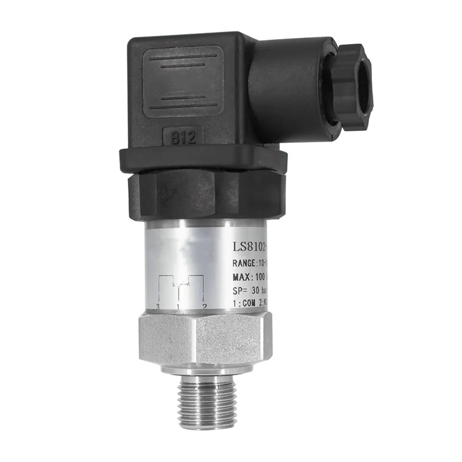 Presostato de agua 0-300bar Presostato de acero inoxidable 304 opcional G1-4, G3-8(10-100bar,G1-4 thread)