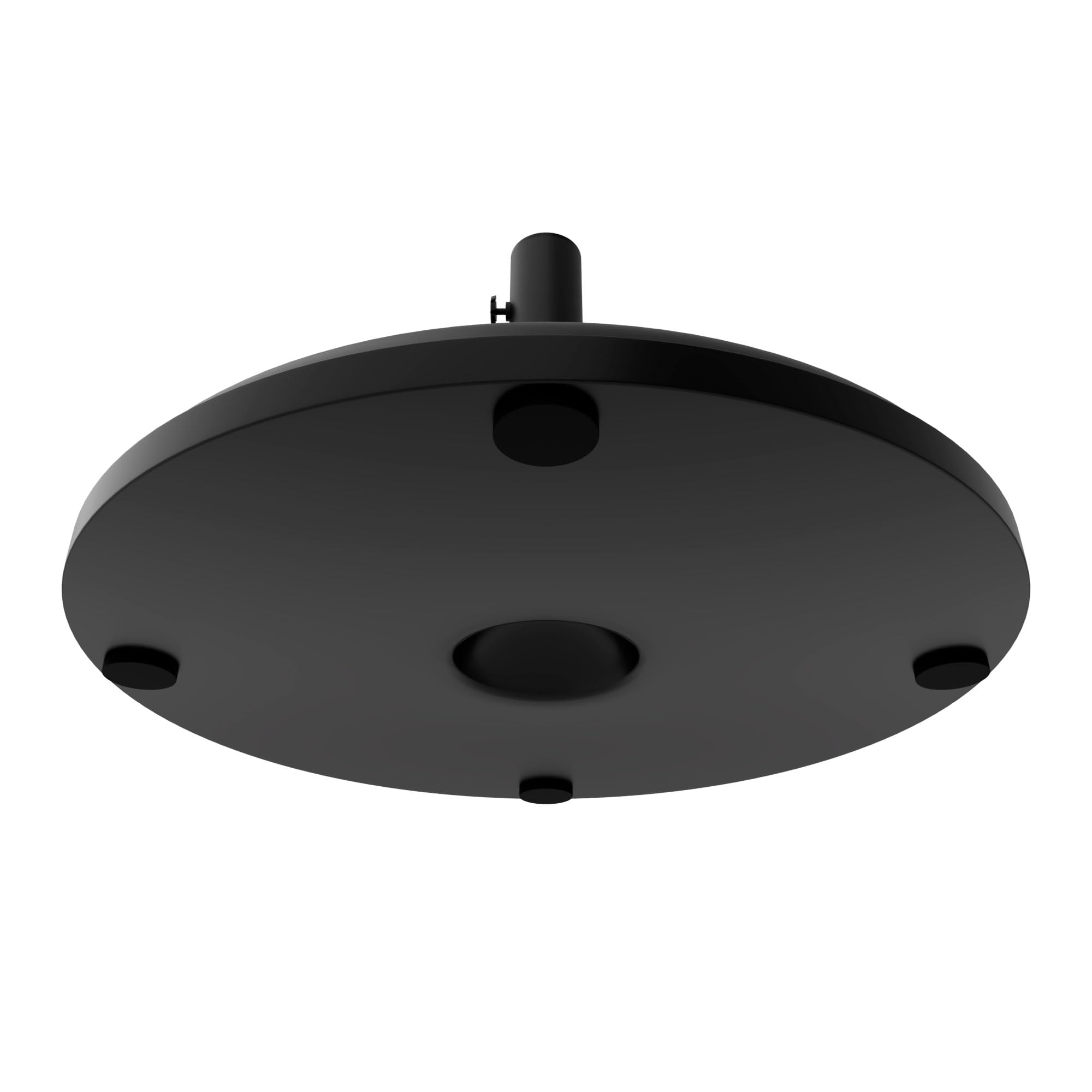FRANKYSTAR Radika Base pour parasol de jardin rond Ø51 cm Support de 25 kg pour parasols en béton noir
