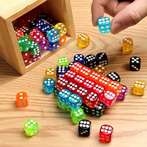 Jrceliy 50 Pieces Colored Dice, 6 Sided Dice For Board Games thumb #2