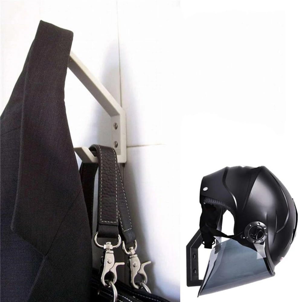Helmhalterung Wand 2/4Pcs Motorrad Helm Halter Haken Schlafzimmer Wohnzimmer Edelstahl Hut Wand Halterung Display Rack