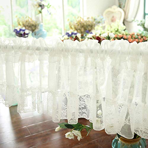 Cortinas cortas para ventanas pequeñas que evitan salpicaduras en la cocina 2
