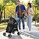 YITAHOME Hundewagen bis 11.3 kg, Tragbarer Hundebuggy, Faltbar klappbar, Haustiere Buggy mit Netzfenstern, Jogger Katzenbuggy für kleine Hunde Katzen, Haustier-Kinderwagen (Blau Schwarz)