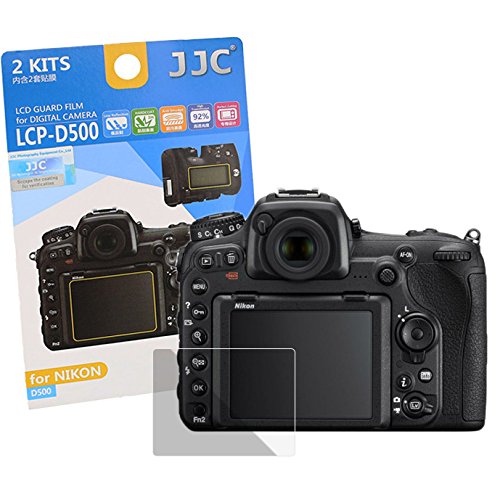JJC Protection d'écran haute qualité Screen Protector Films de protection d'écran pour Nikon D500 Cover