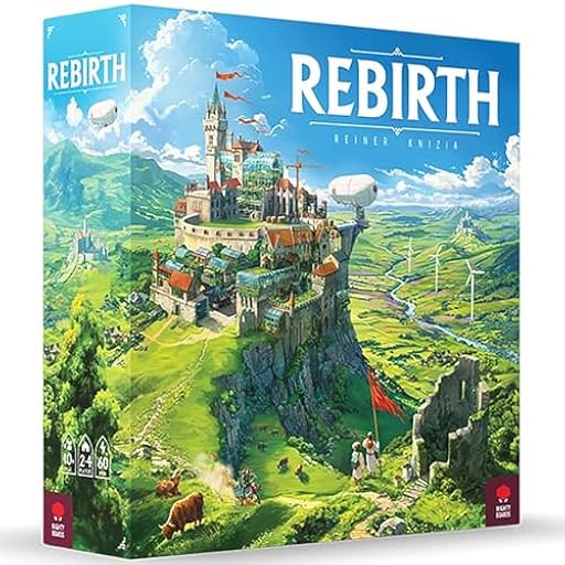 Mighty Boards | Rebirth | Juego de mesa para colocar azulejos | A partir de 10 años | 2-4 jugadores | 60 minutos de tiempo de juego | Ya disponible en tu tienda friki favorita! En mundofriki.es!