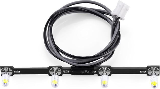 AXspeed RC LED Roof Light Headlight 4-LED Lamp for 1/14 Tamiya Tractor Arocs 4151/56366 Upgrade