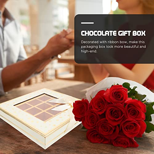 Soimiss Candy Gift Box Candy Gift Box Chocolate Box 25 Grids Square Truffles Gift Box Candy Box For Birthday Mothers Day Valentines Day Gift Box Clear Gift Boxes Candy Chocolate #TOP6