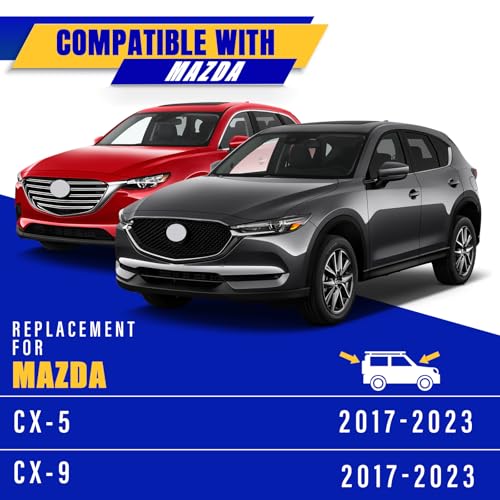 Image of 3 wipers Replacement for 2017-2022 2023 2024 2025 Mazda CX-5 2017-2022 2023 Mazda CX-9, Windshield Wiper Blades Original Equipment Replacement - 24 inch /18 inch /14 inch (Set of 3)