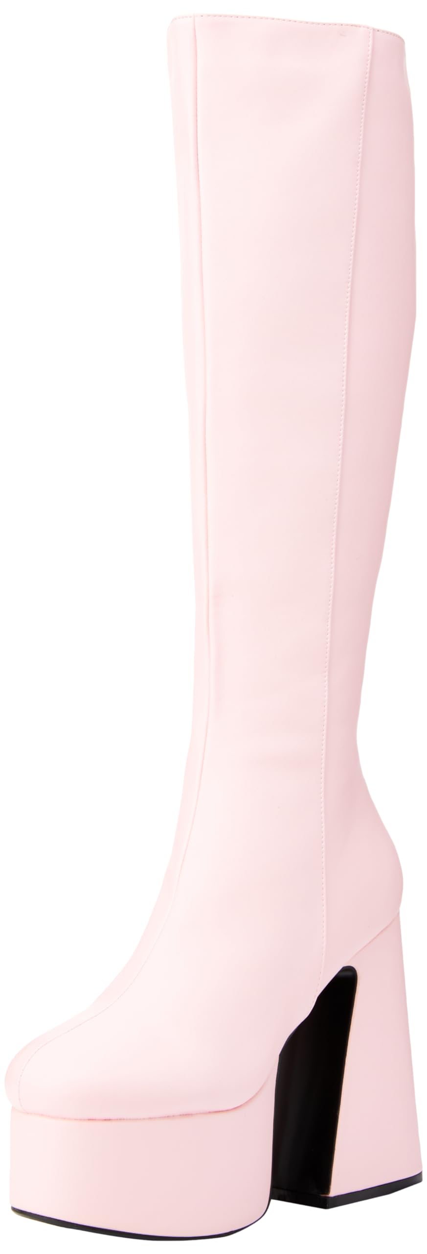 LAMODA - Women's Hate You Knee High Platform Boots, UK7