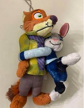 ディズニー ズートピア ニック ジュディ ハグ ぬいぐるみ Amazon.co.jp: ズートピア ハグぬいぐるみバッジ ジュディ
