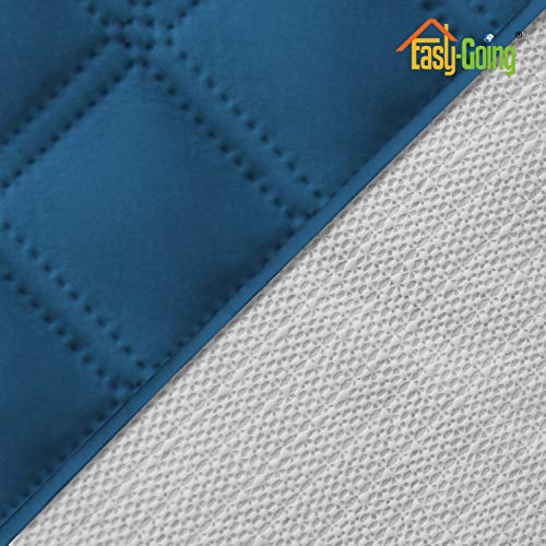 Image of Easy-Going Sofa Slipcover Waterproof Recliner Chair Cover Non-Slip Fabric Couch Cover for Living Room Washable Furniture Protector for Pets Kids Children Dog Cat (Recliner, Peacock Blue)