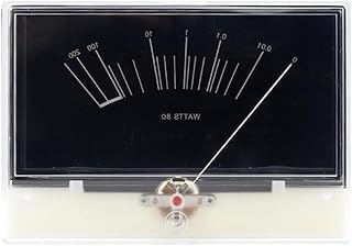 Accuracy DB-Amplifier Level VU Guage Meter Header with Light Bulbs Audio-Device Stereo Meter Header Bike Accessory Ammeter Clamp- Gauge- 12v Digital Ammeter with Shunt- Panel Mount WiFi